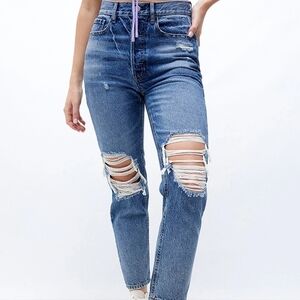 Pacsun ultra high rise slim